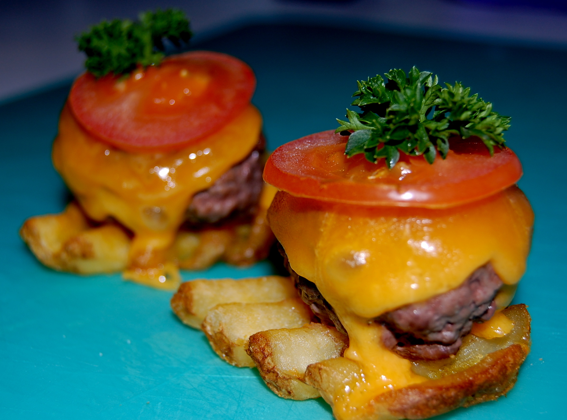 Burger Potato Bites