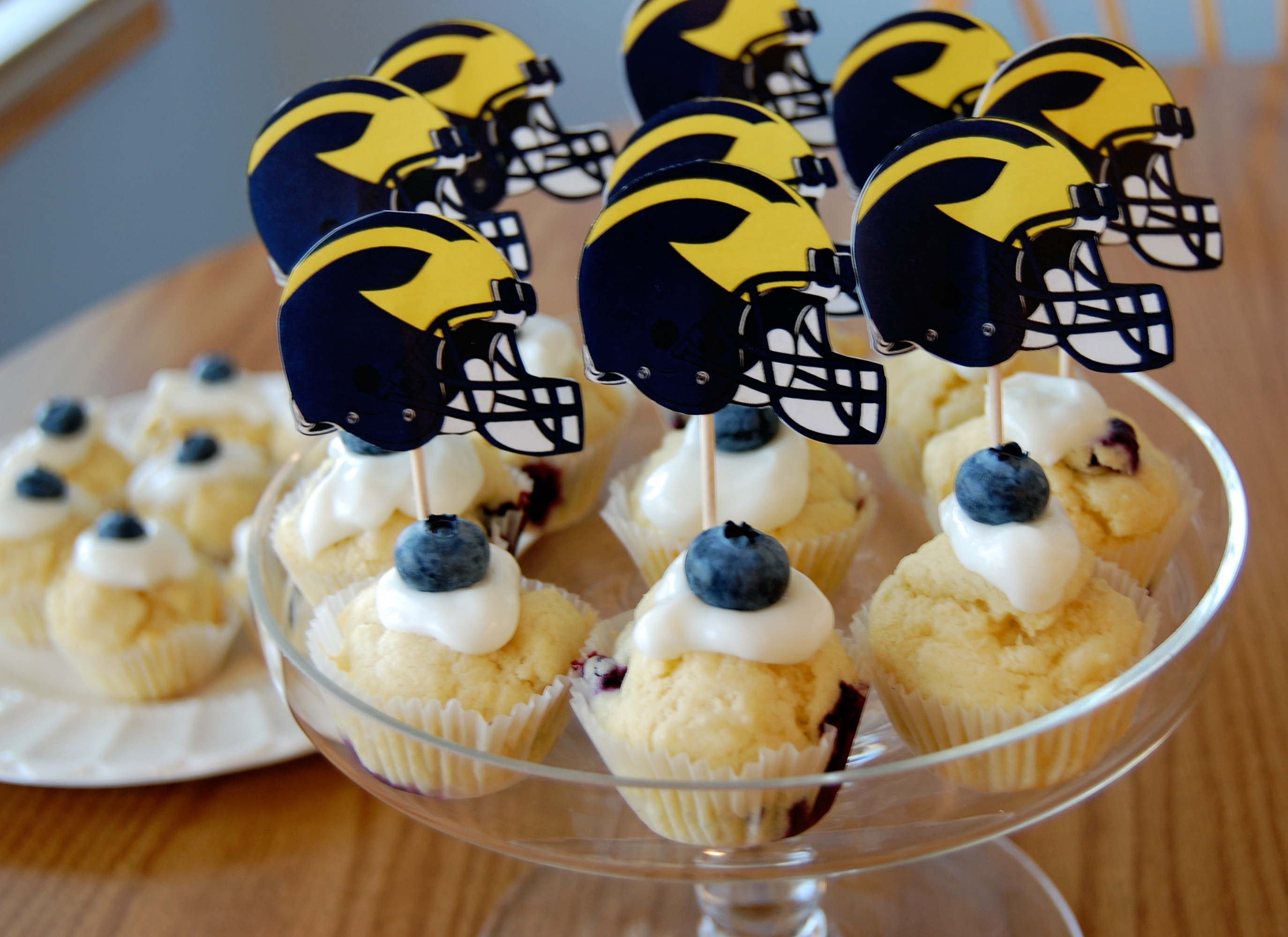 Sugar-Free Blueberry Cupcakes