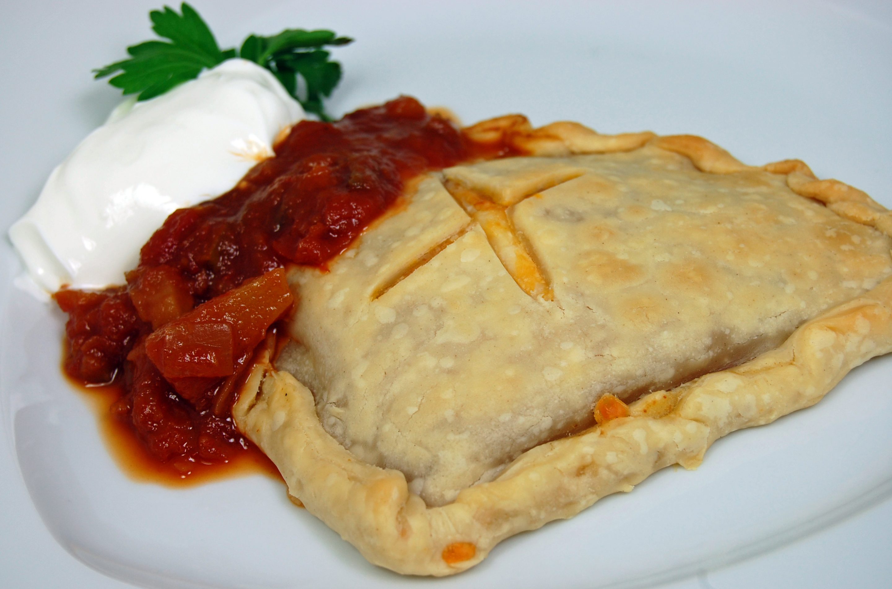 Green Chili Chicken Empanadas
