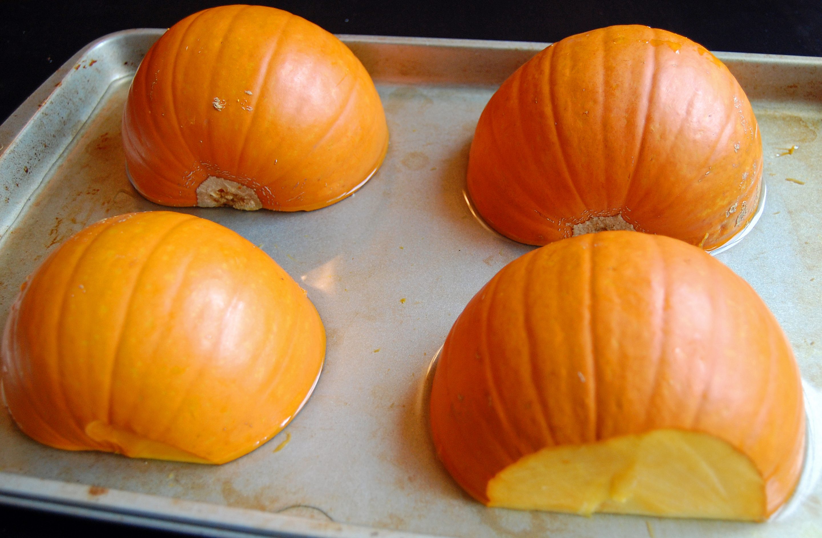 Pie Pumpkins Ready for Roasting Pie Pumpkins Ready for Roasting