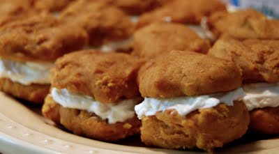 Pumpkin Cream Sandwiches